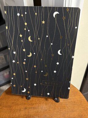 James Burke Collection "NOTES" Lined Journal With Stars and Moons